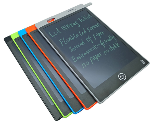 Pizarra Digital LCD 8.5” Reutilizable - Escritura y Dibujo con Función de Borrado de un Clic, Sin Radiación, Ahorro de Energía - Ideal para Niños y Adultos (Blanco, Negro, Azul, Rojo, Verde)