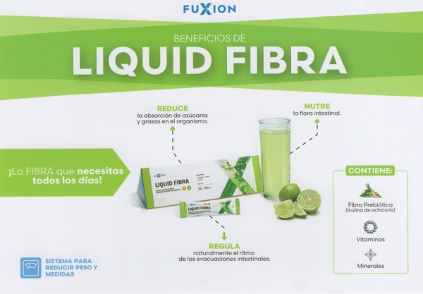 Liquid Fibra FuXion - Bebida Natural Sabor Limón para Regular el Tránsito Intestinal y Proteger la Flora Intestinal - Imagen 2